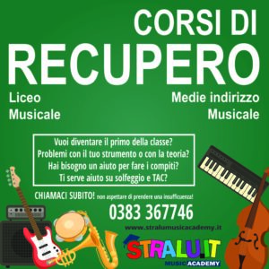 Corso di recupero per scuole medie e licei musicali